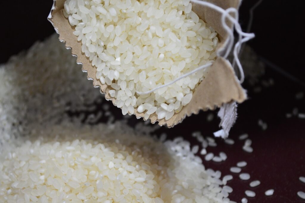 stockage du riz