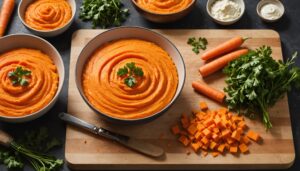 découvrez notre recette simple pour préparer une délicieuse purée de carottes. suivez nos conseils pratiques pour réussir ce plat savoureux, parfait en accompagnement ou en repas léger. éveillez vos papilles avec des ingrédients frais et une préparation rapide!